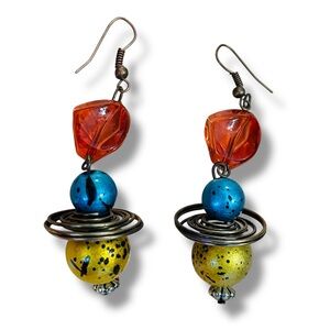 Colorful Planetary Earrings